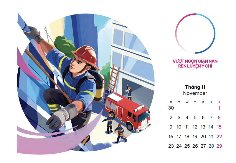 Bộ lịch MB Life 2026: Hành trình sống trọn đam mê