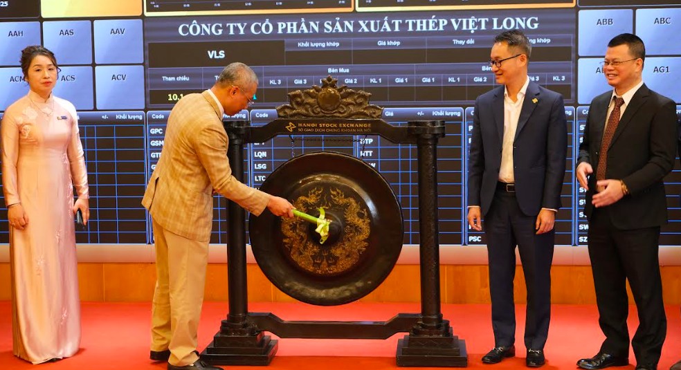 hon 245 trieu co phieu cua san xuat thep viet long chinh thuc giao dich tren upcom