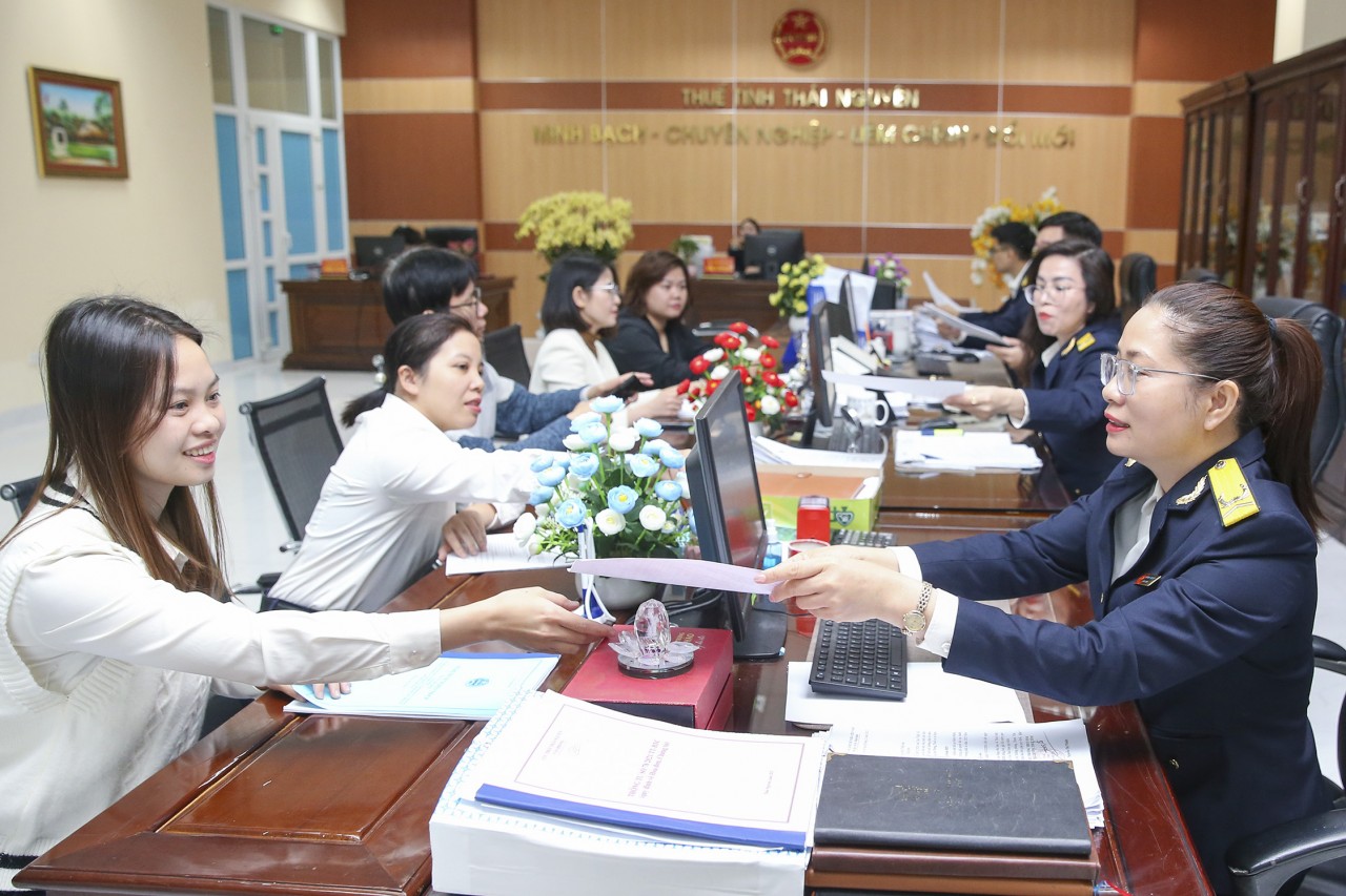 Thuế tỉnh Thái Nguyên quyết tâm về đích sớm chuyển đổi mô hình từ thuế khoán sang kê khai