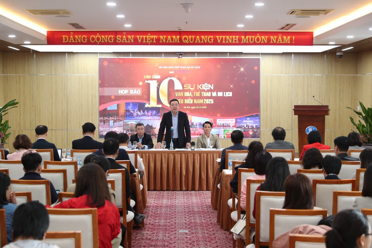 Bình chọn 10 sự kiện văn hóa, thể thao và du lịch tiêu biểu năm 2025