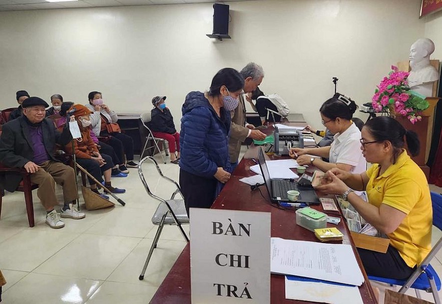 Chi trả lương hưu, trợ cấp bảo hiểm xã hội tháng 2, 3/2026 vào cùng kỳ chi trả tháng 2