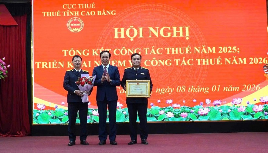 Thuế tỉnh Cao Bằng thu nội địa “bứt phá”, vượt cao so với dự toán