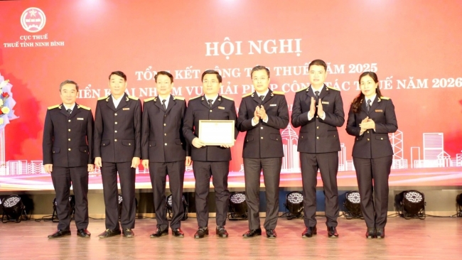 Thuế tỉnh Ninh Bình lọt top 7 địa phương có số thu ngân sách cao nhất cả nước