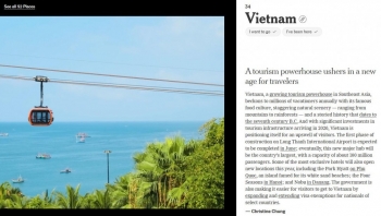 Việt Nam lọt top 52 điểm đến năm 2026 của New York Times