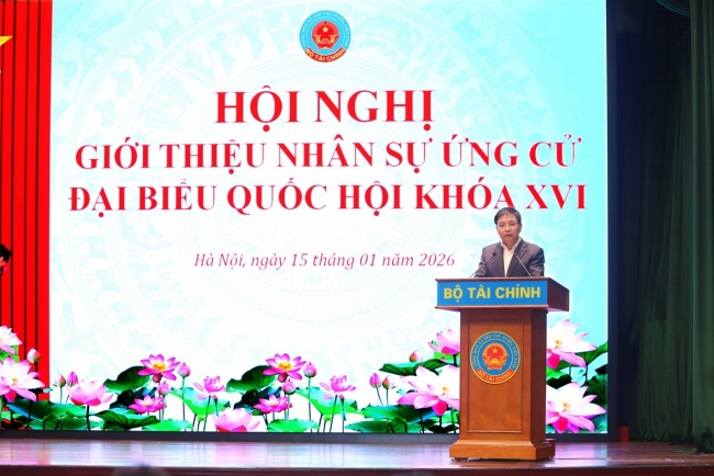 Bộ Tài chính giới thiệu người ứng cử đại biểu Quốc hội khóa XVI