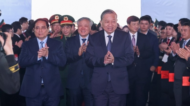 Tổng Bí thư, Thủ tướng Chính phủ dự lễ khởi công nhà máy chế tạo chip bán dẫn đầu tiên tại Việt Nam