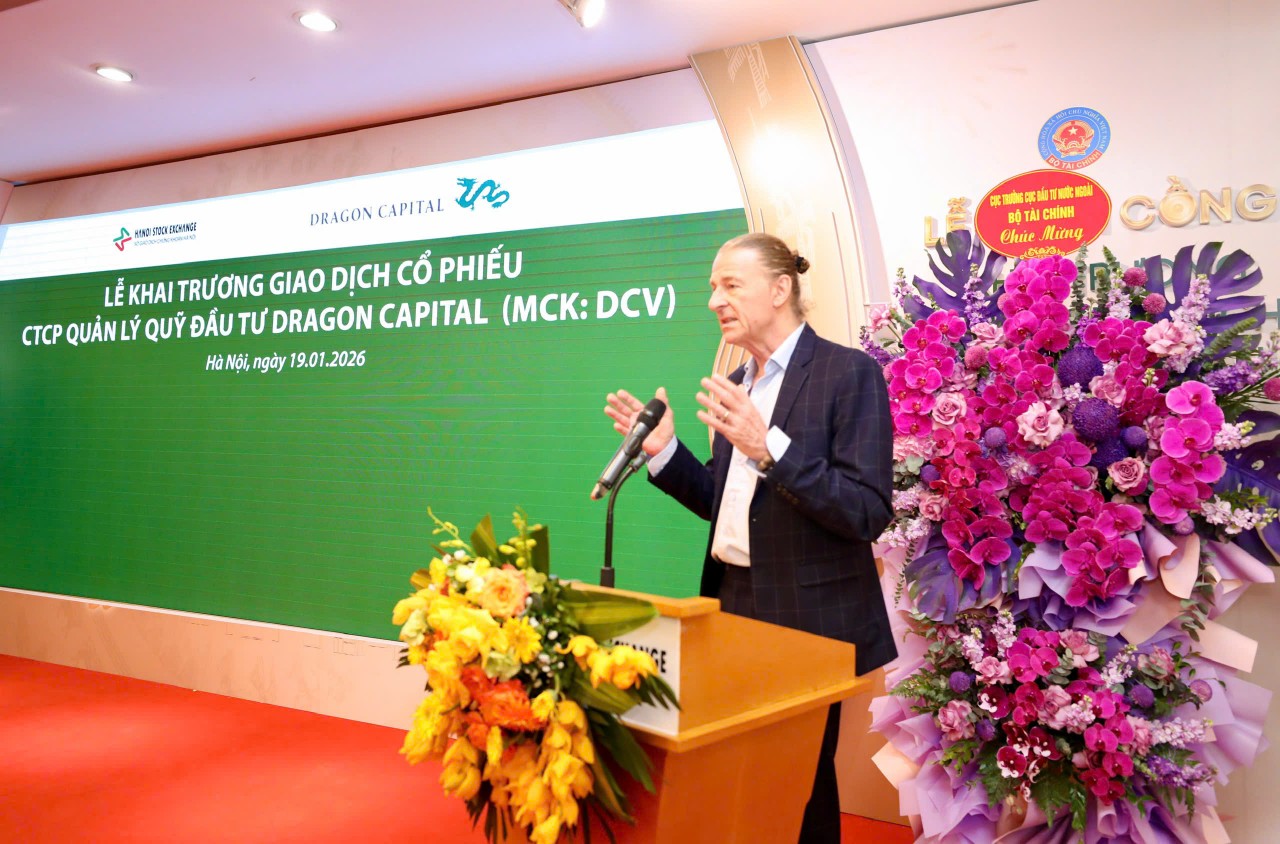 Dragon Capital Vietnam Fund Management chính thức giao dịch cổ phiếu trên UPCOM