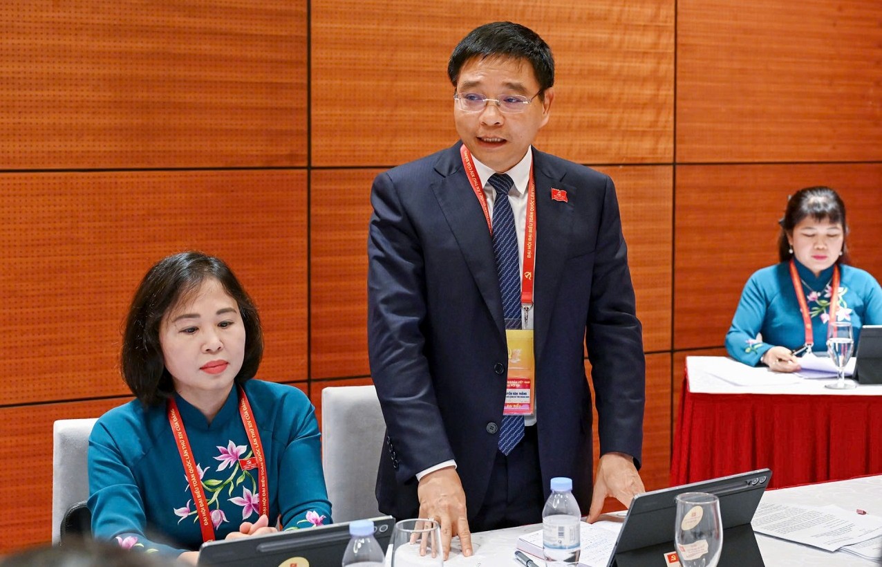 Chiều 20/1, các đại biểu thảo luận về các văn kiện Đại hội Đảng XIV