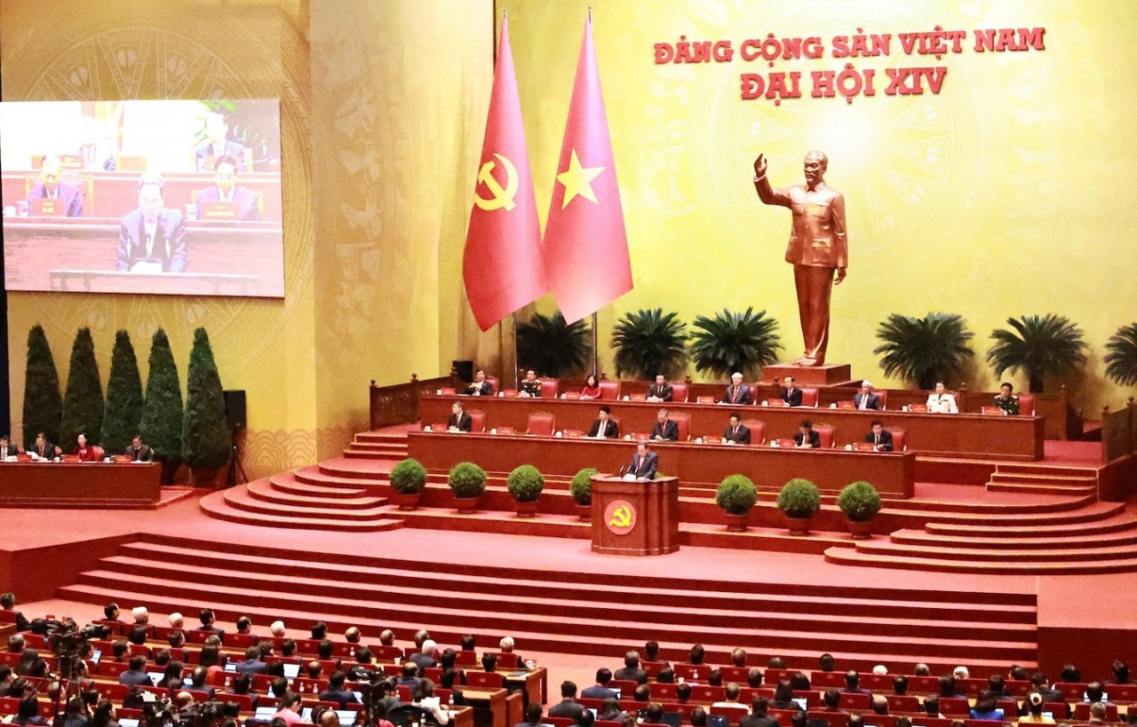 Công bố kết quả bầu Bộ Chính trị, Tổng Bí thư, Ban Bí thư, Ủy ban Kiểm tra Trung ương, Chủ nhiệm Ủy ban Kiểm tra Trung ương Khóa XIV