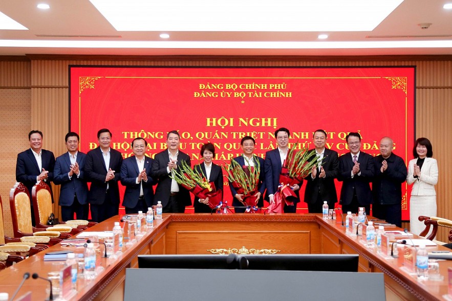 Bí thư Đảng ủy Bộ Tài chính Nguyễn Văn Thắng chủ trì Hội nghị thông báo nhanh kết quả Đại hội XIV của Đảng