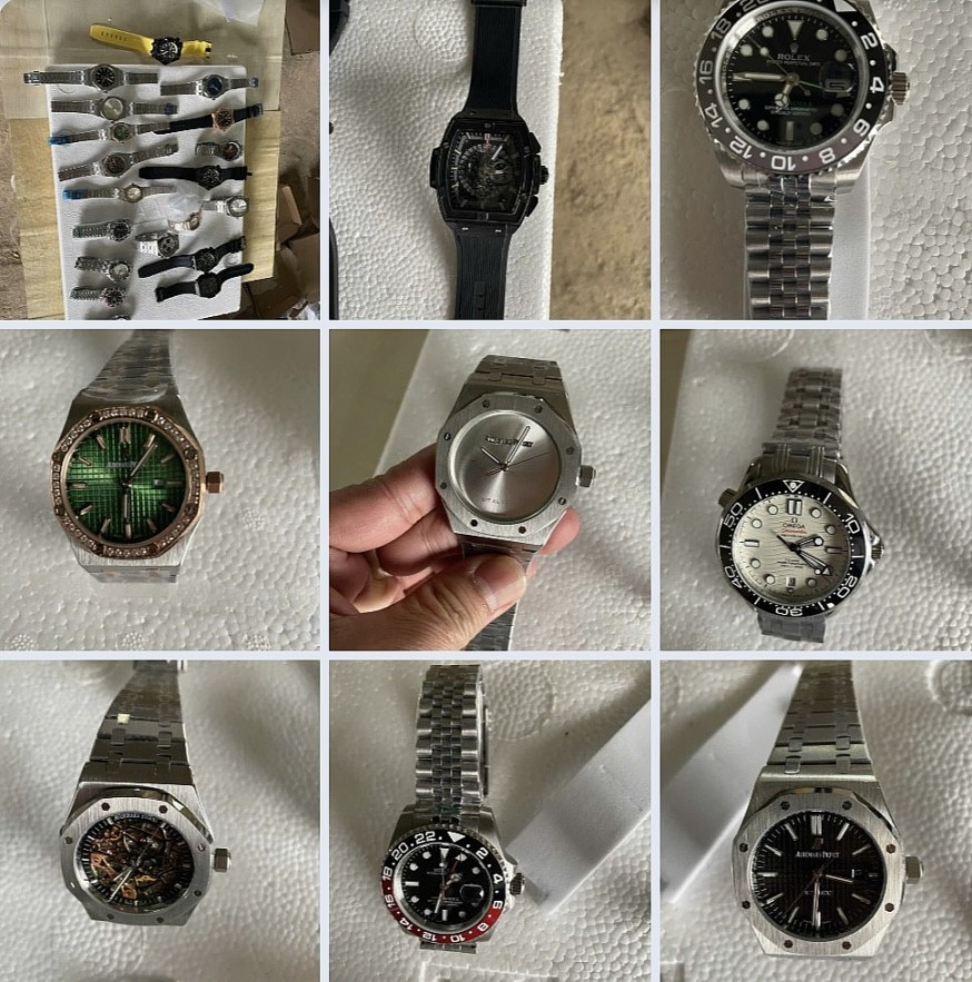 Hải quan phát hiện hơn 870 đồng hồ nghi giả hàng hiệu Patek Philipp, Rolex