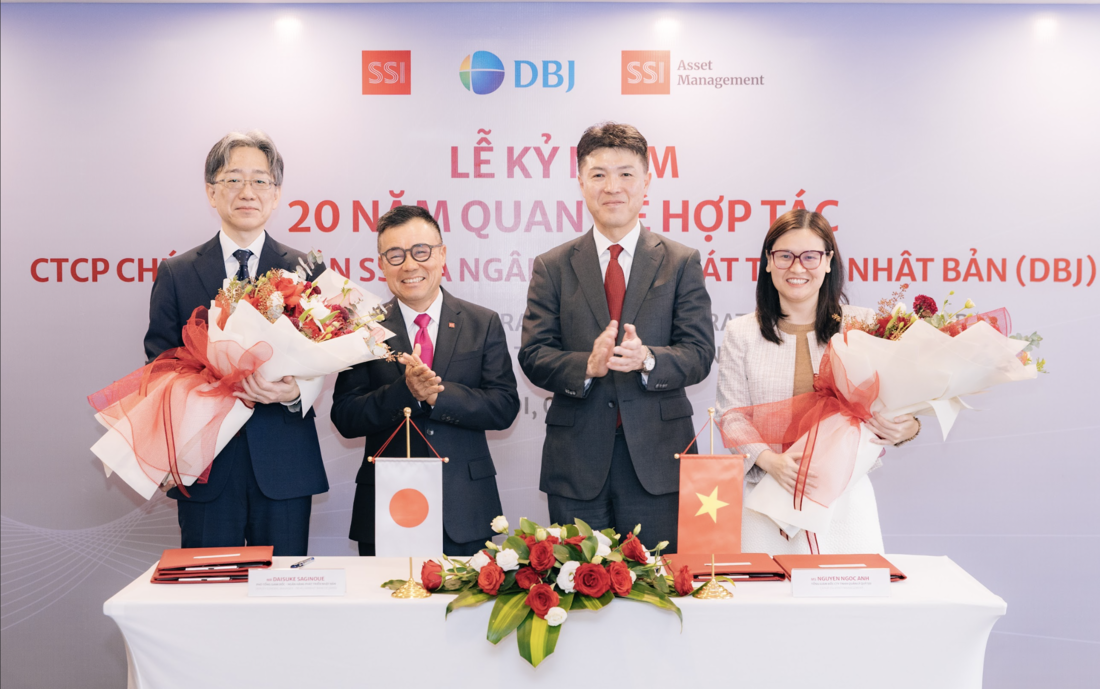 SSI và DBJ kỷ niệm 20 hợp tác và công bố thành lập Quỹ Japan Vietnam Capital Fund