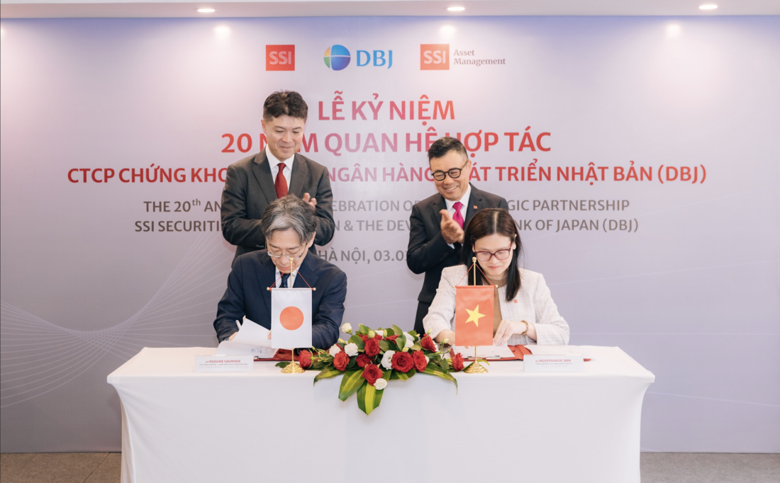 SSI và DBJ kỷ niệm 20 hợp tác và công bố thành lập Quỹ Japan Vietnam Capital Fund
