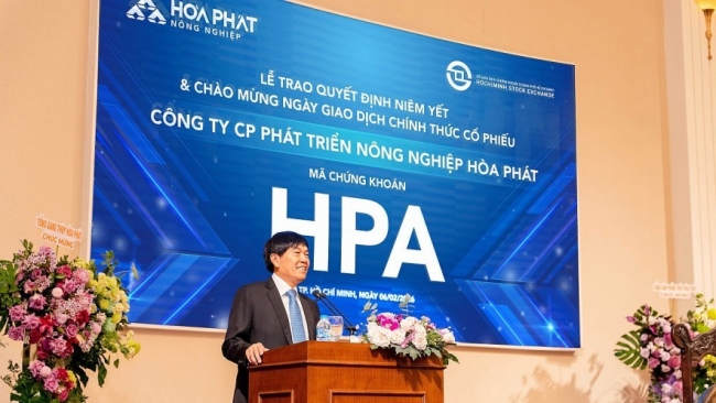 Nông nghiệp Hòa Phát chính thức chào sàn, vốn hóa hơn 12.250 tỷ đồng