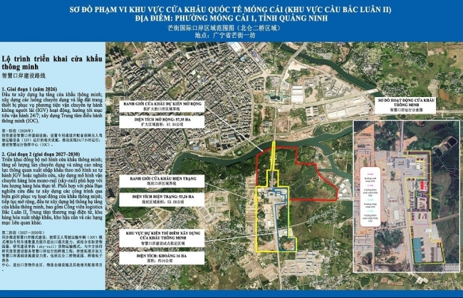 Khởi động xây dựng Cửa khẩu thông minh Móng Cái - Đông Hưng