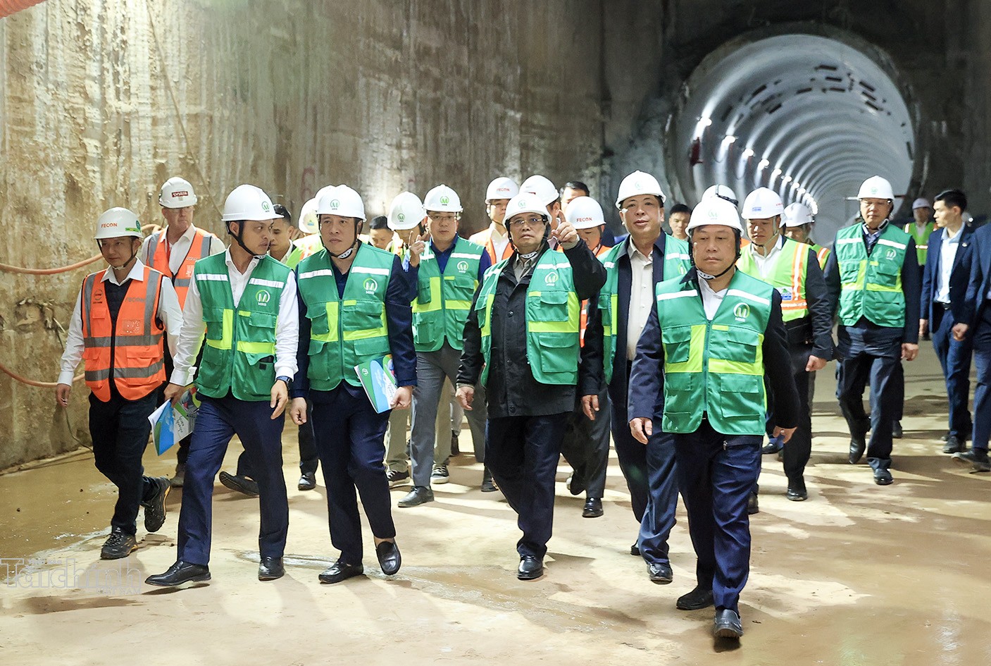 Thủ tướng kiểm tra công trình đường sắt đô thị Nhổn - ga Hà Nội Thủ tướng kiểm tra công trình đường sắt đô thị Nhổn - ga Hà Nội