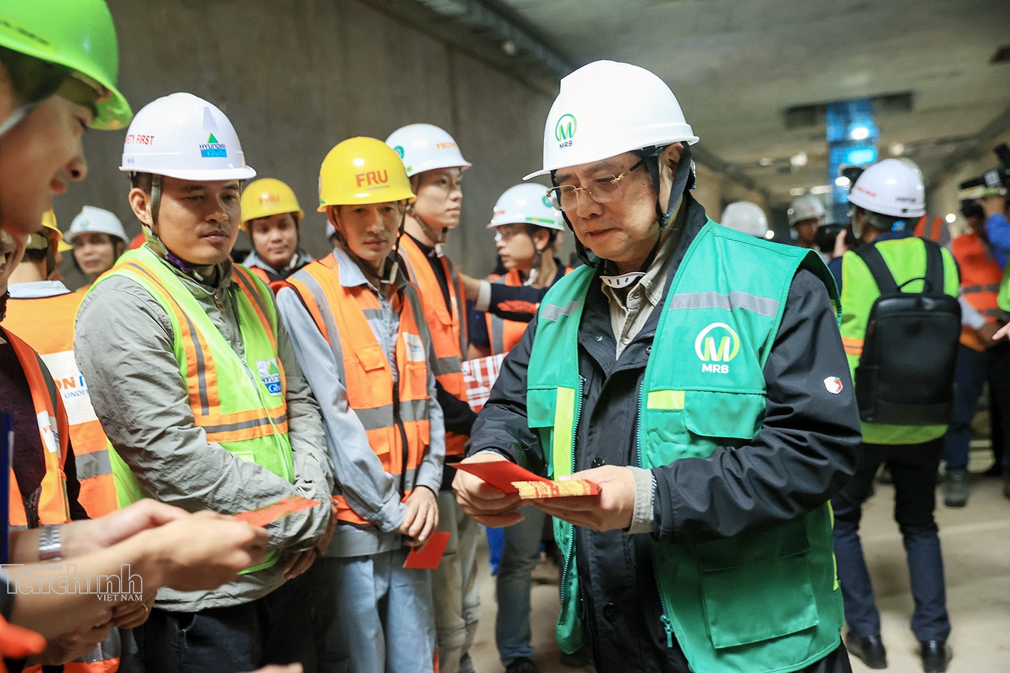 Thủ tướng kiểm tra công trình đường sắt đô thị Nhổn - ga Hà Nội Thủ tướng kiểm tra công trình đường sắt đô thị Nhổn - ga Hà Nội