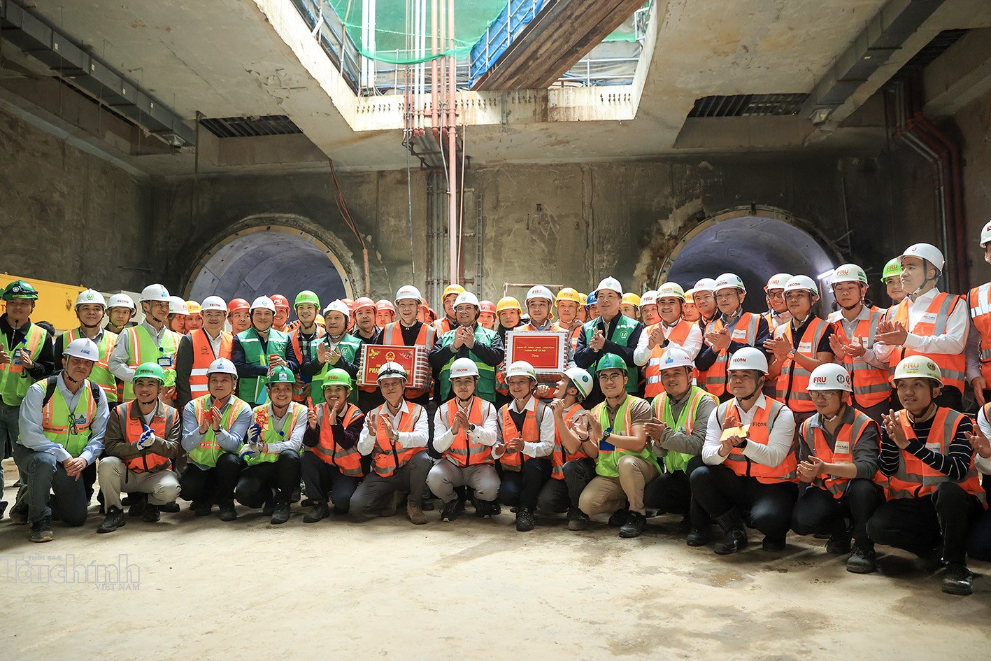 Thủ tướng kiểm tra công trình đường sắt đô thị Nhổn - ga Hà Nội Thủ tướng kiểm tra công trình đường sắt đô thị Nhổn - ga Hà Nội