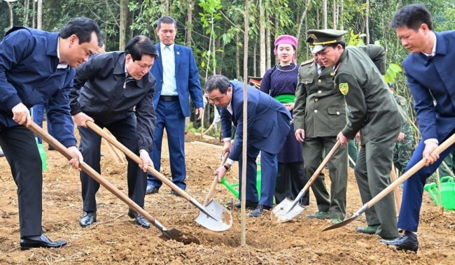 Chủ tịch nước Lương Cường phát động "Tết trồng cây đời đời nhớ ơn Bác Hồ” Xuân Bính Ngọ năm 2026
