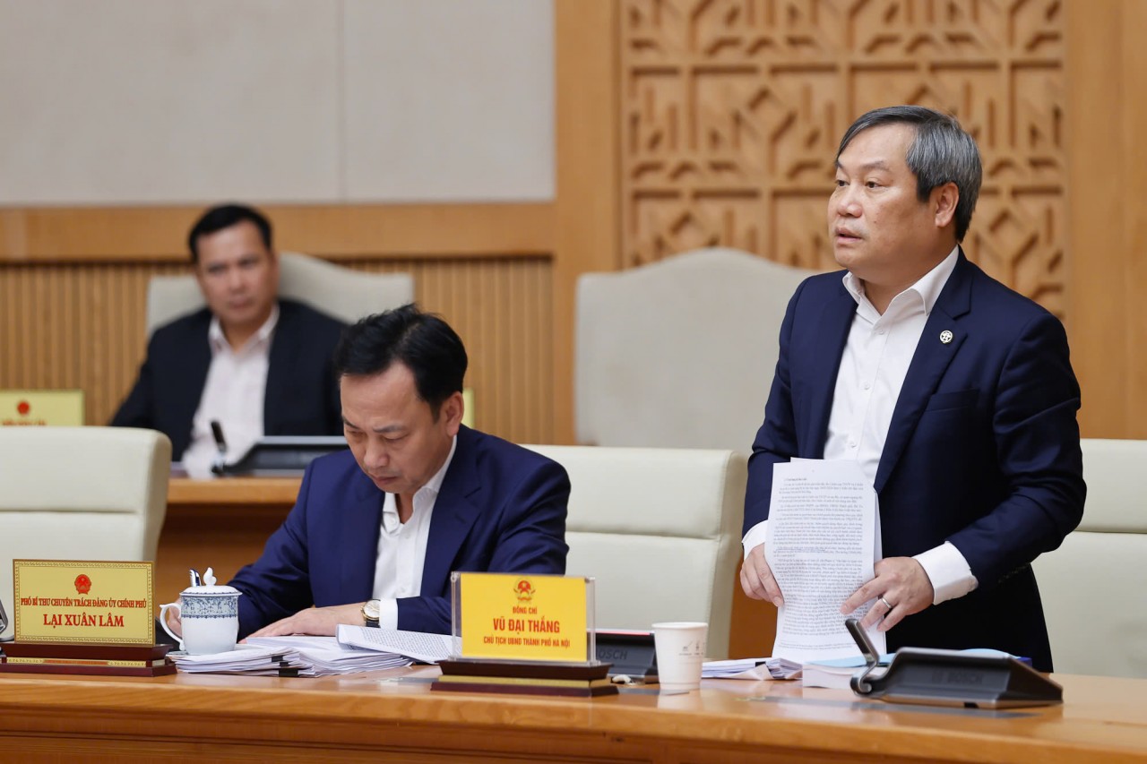 Chủ tịch UBND TP. Hà Nội Vũ Đại Thắng đề nghị phân quyền mạnh mẽ hơn cho Hà Nội trong Luật Thủ đô (sửa đổi)