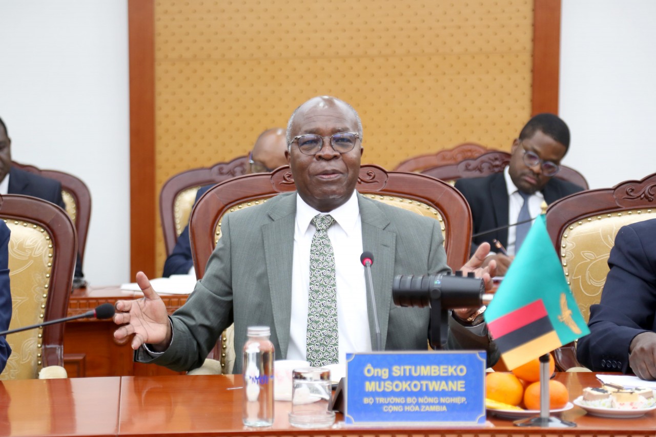 Việt Nam - Zambia: Chia sẻ kinh nghiệm cơ chế huy động và quản lý nguồn lực tài chính cho phát triển nông nghiệp