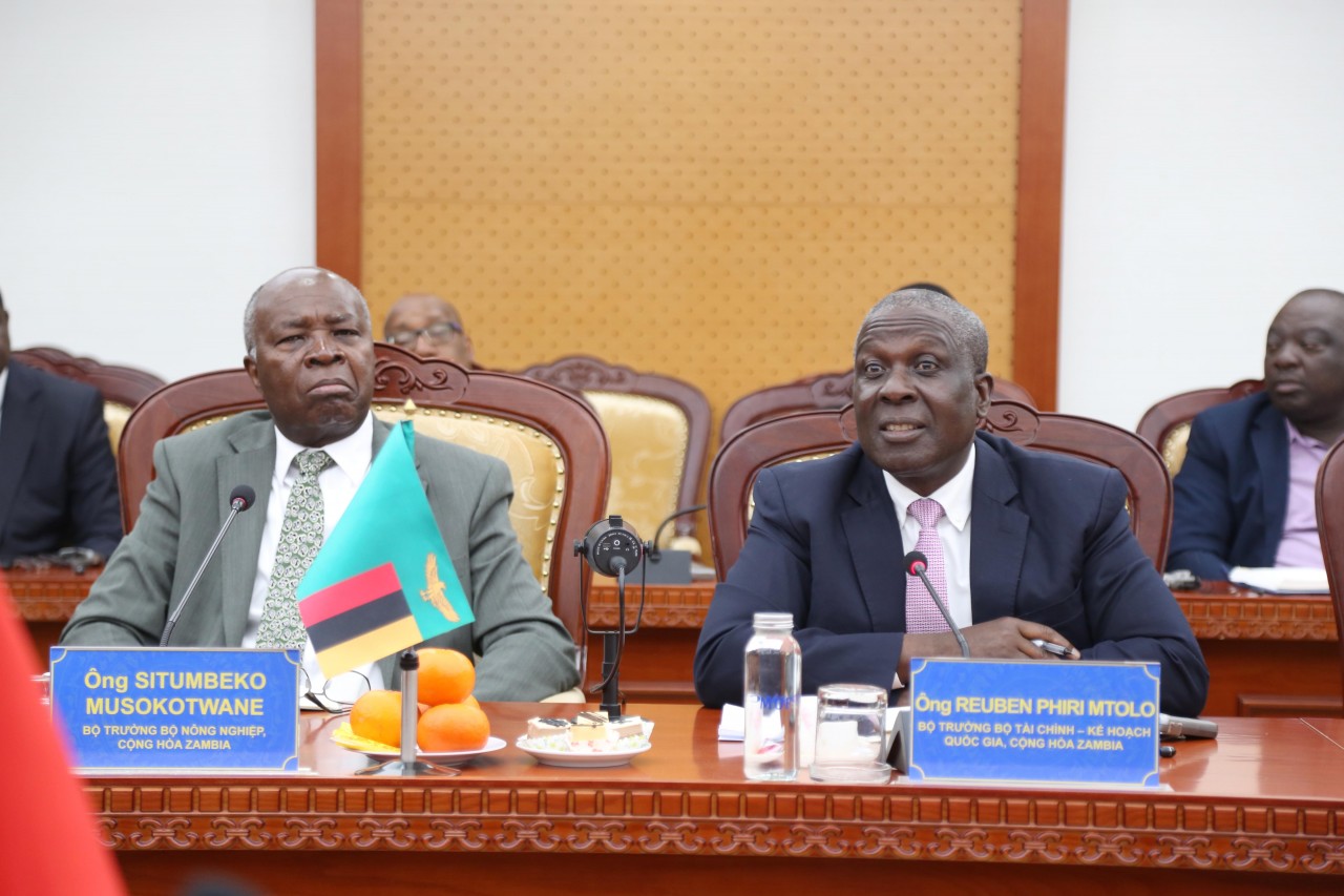Việt Nam - Zambia: Chia sẻ kinh nghiệm cơ chế huy động và quản lý nguồn lực tài chính cho phát triển nông nghiệp