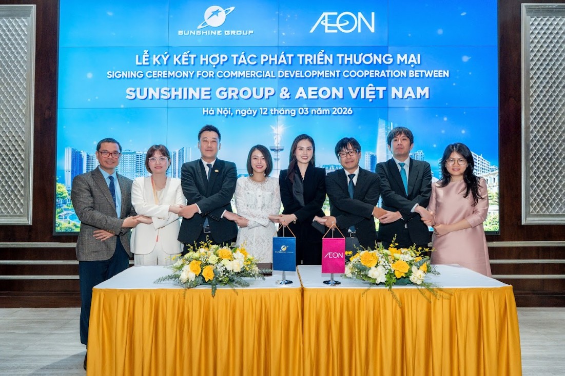 Sunshine Group ký kết hợp tác phát triển thương mại với AEON Việt Nam Sunshine Group ký kết hợp tác phát triển thương mại với AEON Việt Nam