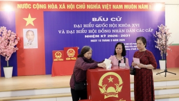 Đến 9 giờ ngày 15/3, nhiều địa phương có tỷ lệ cử tri đi bầu cao