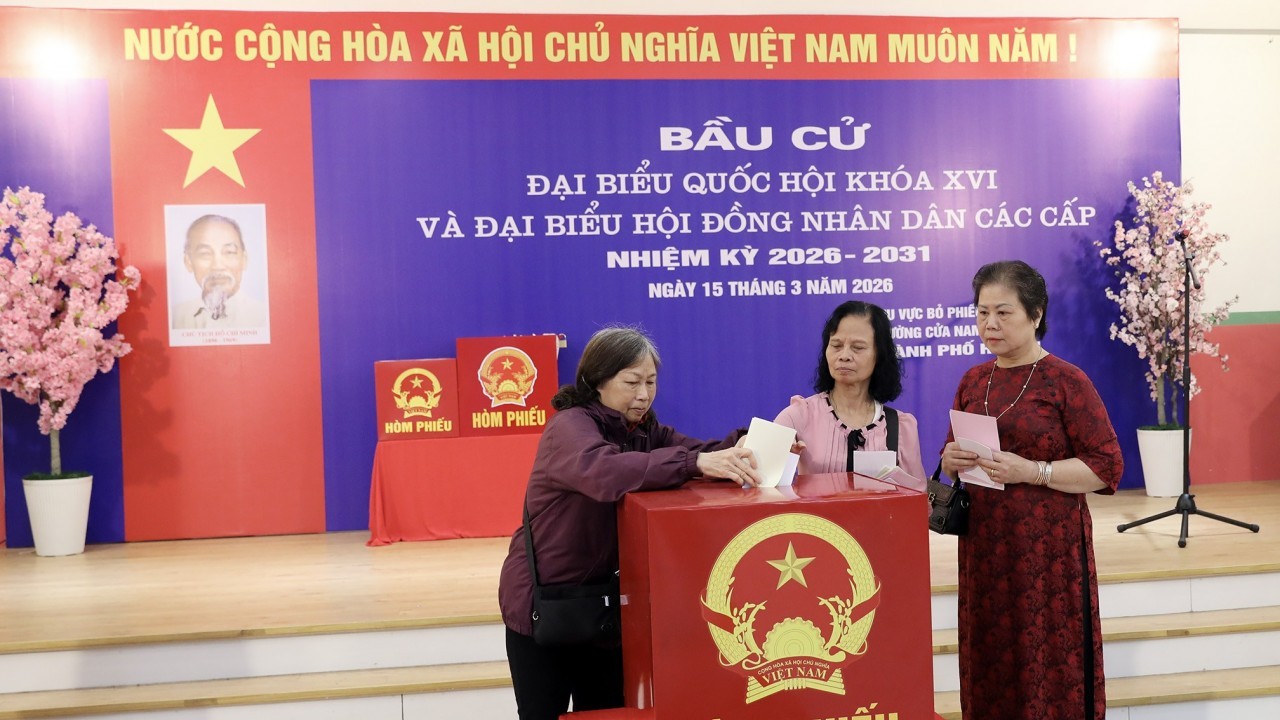 Đến 9 giờ ngày 15/3, nhiều địa phương có tỷ lệ cử tri đi bầu cao