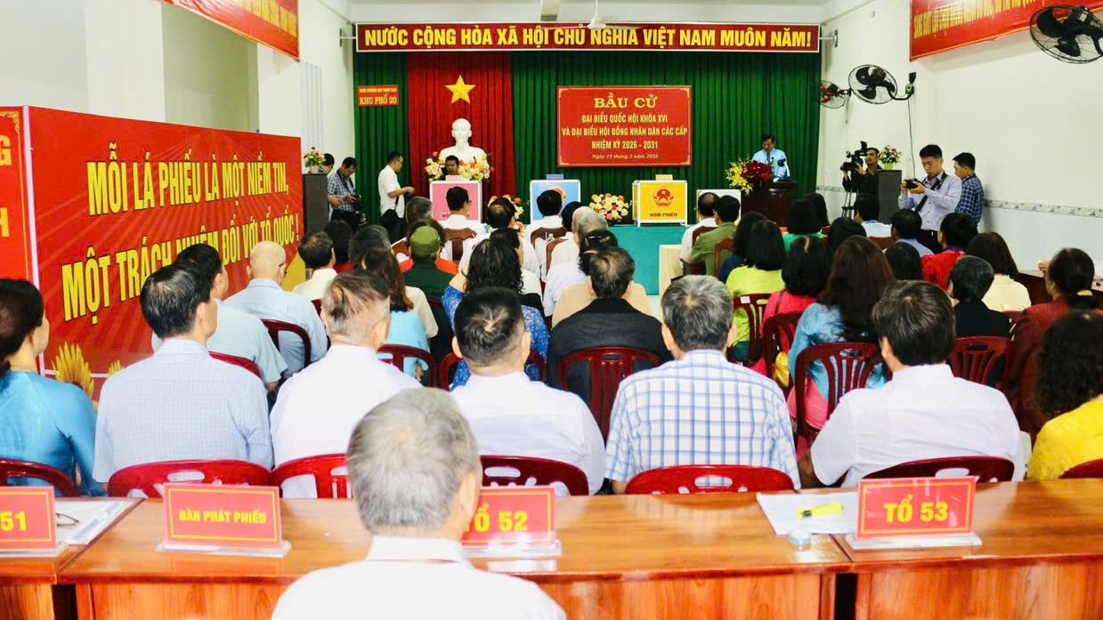 Tỉnh Gia Lai có tỷ lệ cử tri tham gia bỏ phiếu bầu cử đạt 99,76%