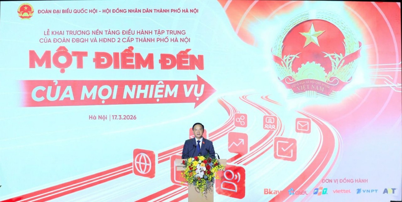 Khai trương Nền tảng điều hành tập trung của Đoàn ĐBQH và HĐND 2 cấp thành phố Hà Nội Khai trương Nền tảng điều hành tập trung của Đoàn ĐBQH và HĐND 2 cấp thành phố Hà Nội