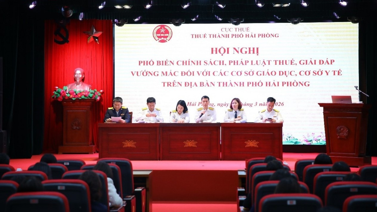 Thuế TP. Hải Phòng phổ biến chính sách thuế cho các cơ sở giáo dục, y tế