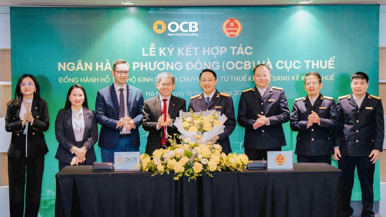 Cục Thuế hợp tác cùng Ngân hàng OCB hỗ trợ hộ kinh doanh chuyển đổi sang kê khai thuế