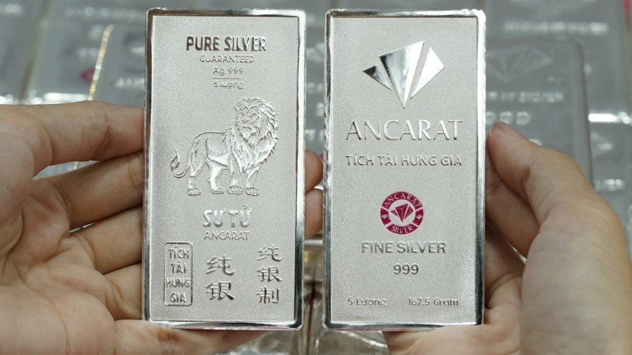 Ngày 22/3: Giá bạc trong nước và thế giới giảm mạnh