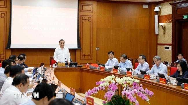 Thông báo Kết luận của Tổng Bí thư tại Phiên họp chuyên đề công nghệ chiến lược