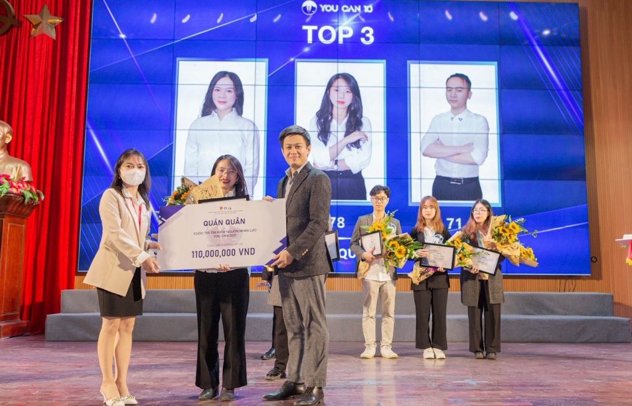 Quán quân cuộc thi You Can 10 đến từ Đại học Ngoại thương