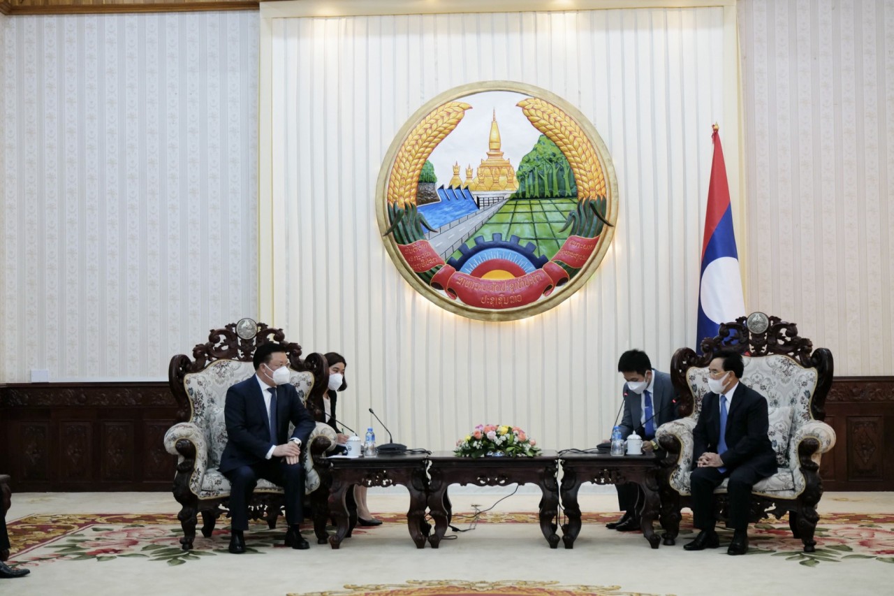 Lãnh đạo Đảng, Nhà nước Lào tiếp Đoàn đại biểu cấp cao thành phố Hà Nội