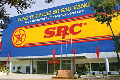C&ocirc;ng ty CP Cao su Sao V&agrave;ng (SRC) trước khi di dời