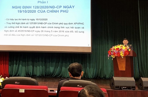 da nang tap huan nghi dinh 128 ve xu phat vi pham ve hai quan