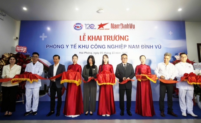 New medical facility enhances healthcare and safety for workers at Nam Dinh Vu IP