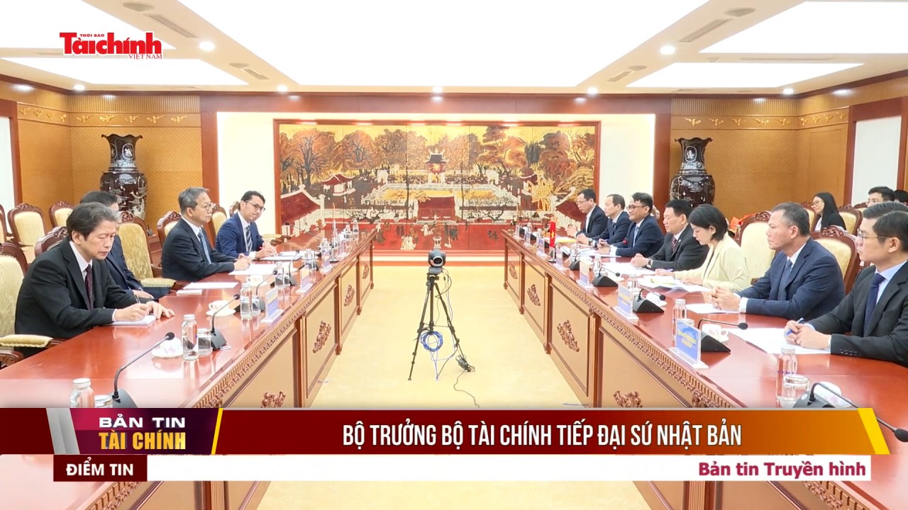 Bộ trưởng Bộ Tài chính tiếp đại sứ Nhật Bản