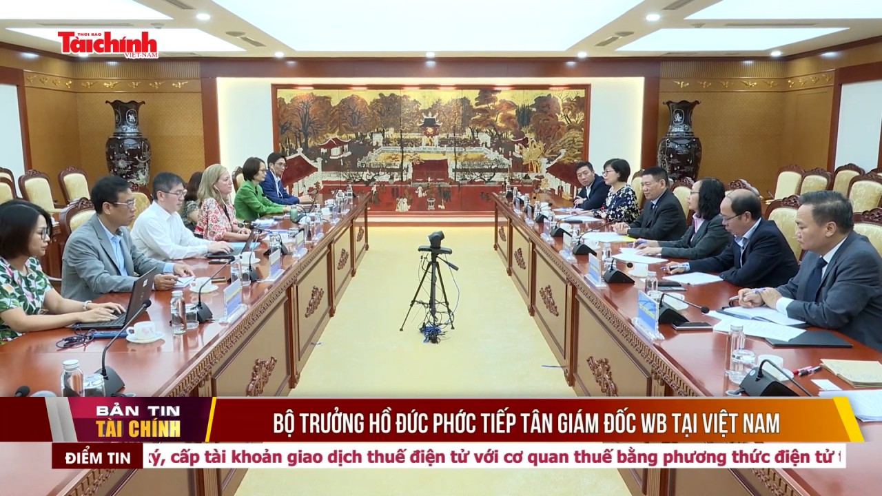 Bộ trưởng Hồ Đức Phớc tiếp tân giám đốc WB tại Việt Nam