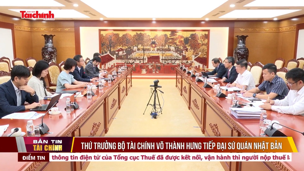 Thứ trưởng Bộ Tài chính Võ Thành Hưng tiếp Đại sứ quán Nhật Bản