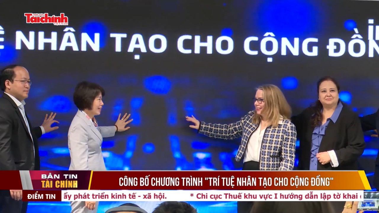 Công bố chương trình "Trí tuệ nhân tạo cho cộng đồng"