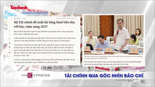 Tài chính qua góc nhìn báo chí tuần từ 21-27/4/2025
