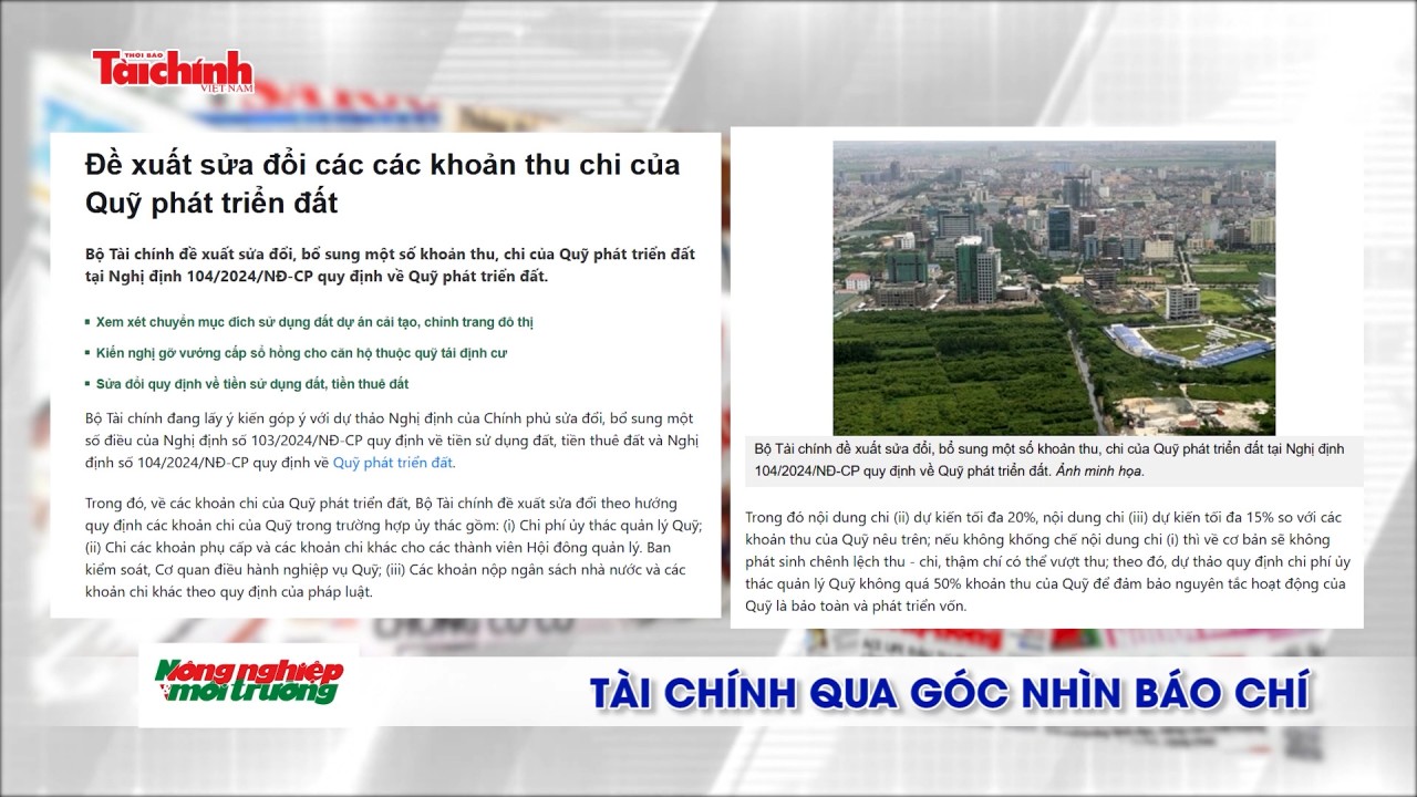 Tài chính qua góc nhìn báo chí tuần từ 26/5 - 31/5/2025