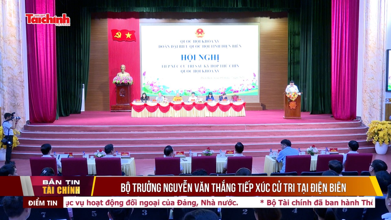 Bộ trưởng Nguyễn Văn Thắng tiếp xúc cử tri tại Điện Biên