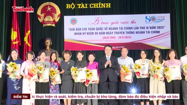 Trao Giải báo chí toàn quốc về ngành Tài chính lần thứ IX năm 2025