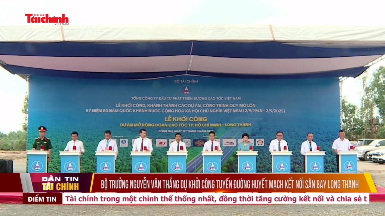 Bộ trưởng Nguyễn Văn Thắng dự khởi công tuyến đường huyết mạch kết nối sân bay Long Thành