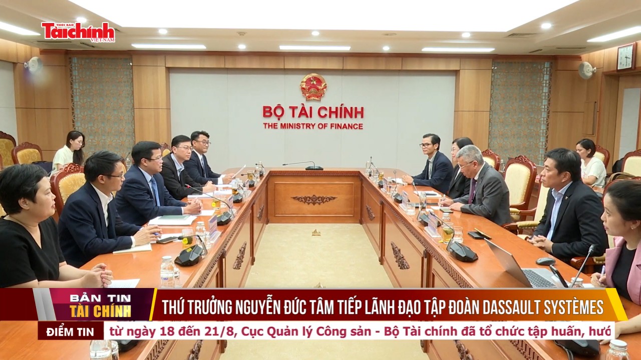 Thứ trưởng Nguyễn Đức Tâm tiếp lãnh đạo Tập đoàn Dassault Systèmes